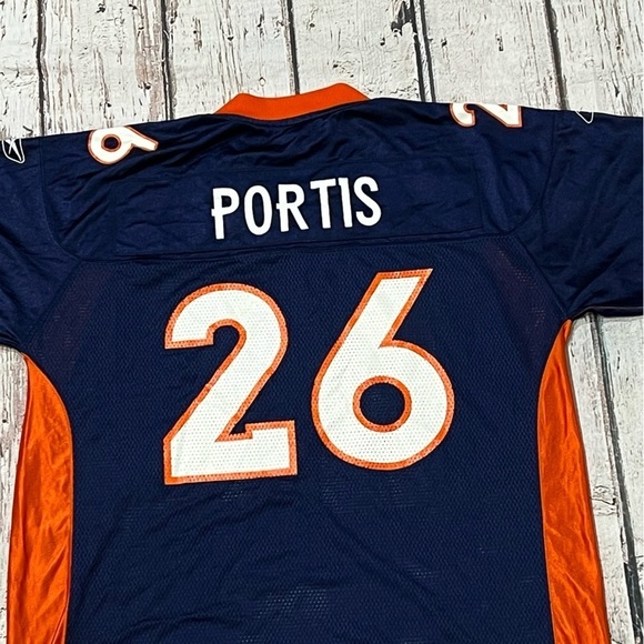 Clinton Portis Denver Broncos Reebok NFL Football Sports Jersey - Picture 6 of 8